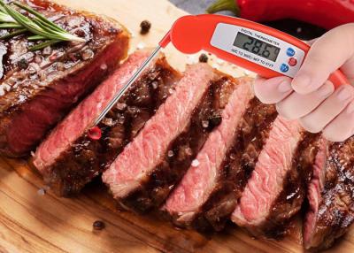 Chine L'instant tenu dans la main de pliage a lu le thermomètre avec la sonde d'acier inoxydable pour la cuisson de cuisine à vendre