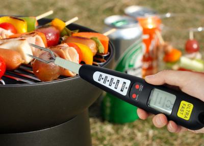Chine Thermomètre noir de fourchette de thermomètre de viande de BBQ/viande de Digital qui respecte l'environnement à vendre