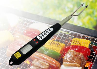 China O instante leu o luminoso brilhante das baterias do AAA da forquilha 2 do termômetro de carne do BBQ para o fumador à venda