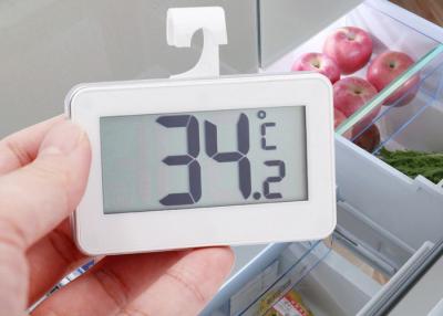 China ABS Plastic Refrigerator Freezer Thermometer With Large LCD Display Screen for sale