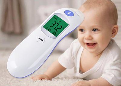 China Forehead And Ear Instant Read Thermometer Baby Infrared Non Contact Three Color for sale