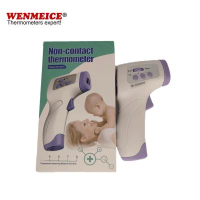 China 32.0C-43C No Touch Infrared Forehead Thermometer Three Color Back Light for sale