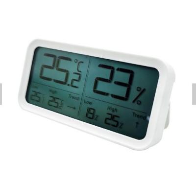 China ABS Plastic Hotel C/F Switchable Digital Hygro Thermometer for sale