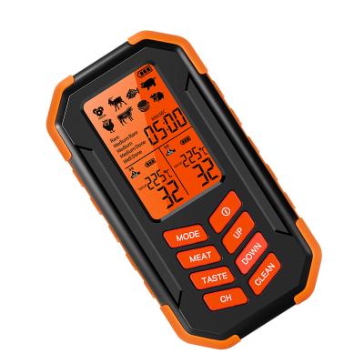 China 433MHZ Waterproof Bluetooth BBQ Thermometer With Dual Probe for sale
