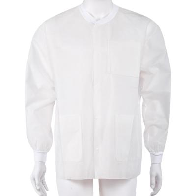 China Disposable SMS lab coat dental disposable lab Jackets for sale