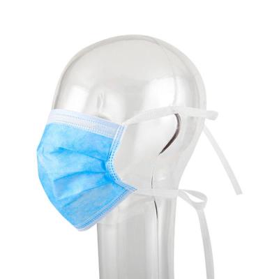 中国 SJのセリウムEN14683の医学のマスクのタイプIIRの安全Facemaskの病院勤務医看護婦の使い捨て可能な外科手術用マスクの3つの層タイ 販売のため