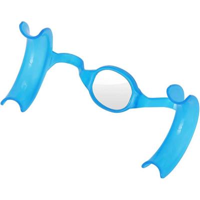 China SJ Dental Care Products M Type Mouth Opener Cheek Retractor Dental Tools Dentist Material Cheek Retractor with Dentistry Mirror for sale