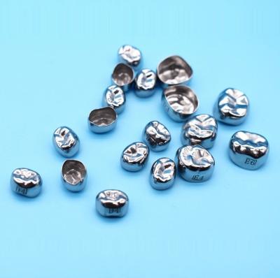 China SJ Kid Primary Molar Crown High Quality Dentist Restoration CE Approved Pediatric Dental Stainless Steel Crowns for sale