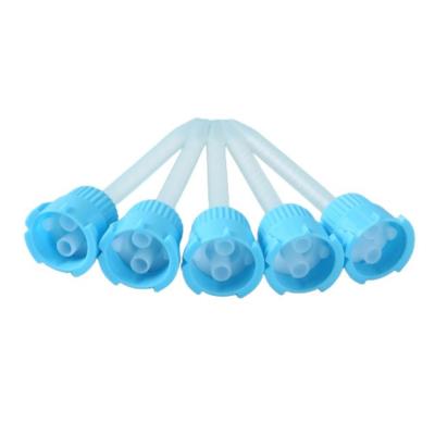 Chine SJ OEM High Quality Dentist Mixing Disposable Impression Nozzles Blue Dental Static Mixing Tips à vendre