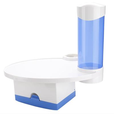 China SJ Dental Tray 3 in 1 Cup Storage Holder Tissues Paper Box for Dental Chair à venda