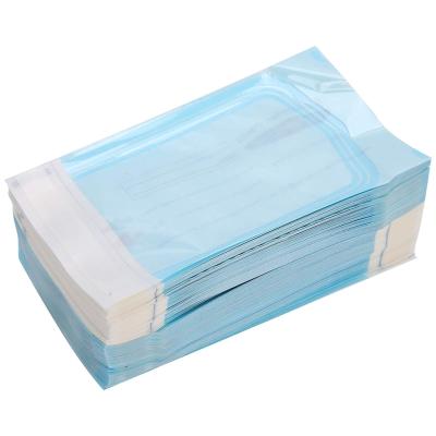 China SJ Self Sealing Cleaning Pouch Dental Storage Bag Paper Blue Film Sterilizing Bags for Tattoo Dental Instrument Tool for sale