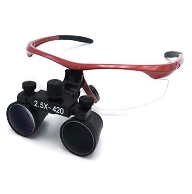China SJ Medical Loupe Equipment High Quality Cheap Price 2.5X Dentist Binocular Googles Magnifier Surgical Dental Loupes for sale