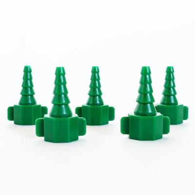 Cina SJ Christmas Tree Style Oxygen Connectors Straight Swivel Y and Swivel Nipple For O2 Tubing in vendita