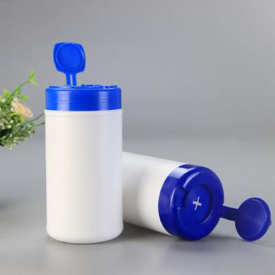 Китай SJ Empty Tissue Wet Wipe Bucket HDPE Material Pull Out Type Non woven Canister OEM Wholesale продается