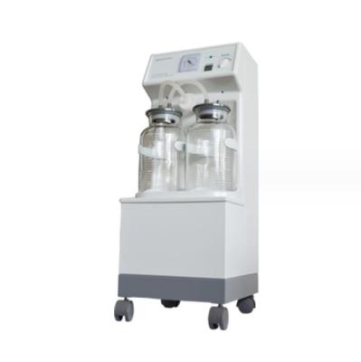 China SJ Portable Suction Apparatus Electric Medical Suction Machine Sputum Aspirator with Two Bottles à venda
