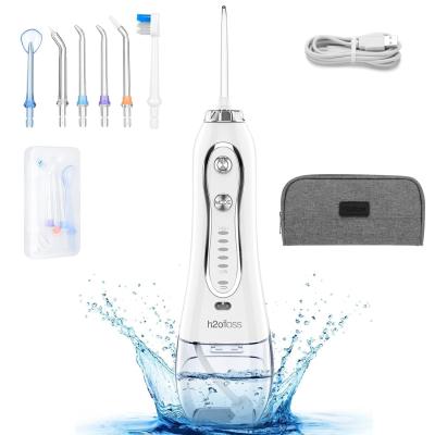 Cina SJ Cordless Irrigator Oral 5 Modes Portable Rechargeable Electric Ultrasonic Dental Teeth Cleaning Water Flosser in vendita
