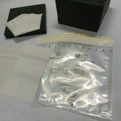 China 7 Slotted Specimen Packaging Bags For Specimen Tube Packaging And Transport for sale