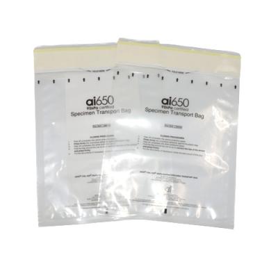China Chemical Test Safety 95kPa Specimen Bags Patent Certified for sale