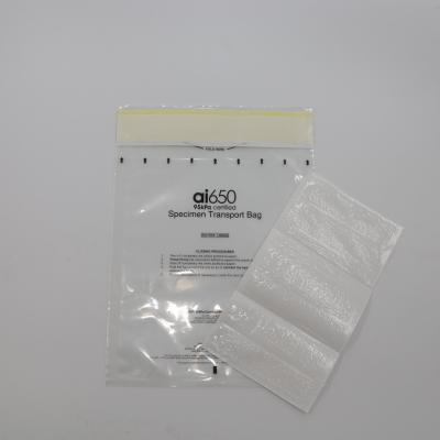 China Wholesale Biohazard Specimen Bag Disposable Clear Transparent Specimen Retrieval Bags for sale