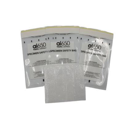 China Tear Resistant Polyethylene 95kpa Biohazard Bag Puncture Resistance for sale