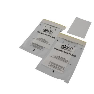 China Medical Grade LDPE Medicine Zipper Bag Safety Sealing Custom Printed Specimen Plastic Bag for sale