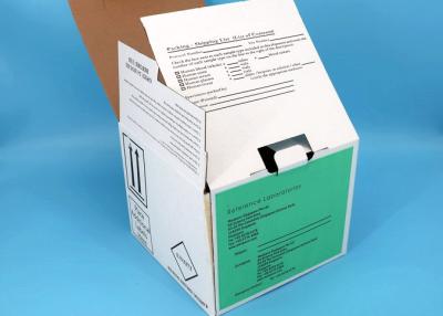 China Caixa médica do espécime da esponja preta para o transporte e o empacotamento da amostra à venda