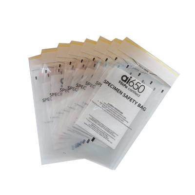 Chine Emballages zip-lock de transport de spécimen de Biohazard UV de la désinfection 95kPa à vendre