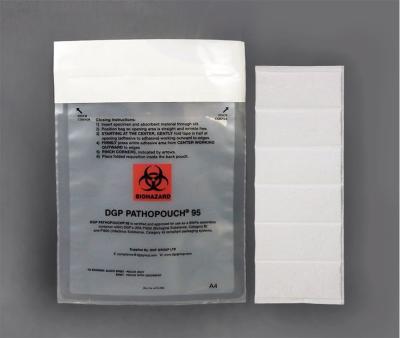 China 0.635mm Medical Waste 95kPa Plastic Biohazard Sample Bags for sale