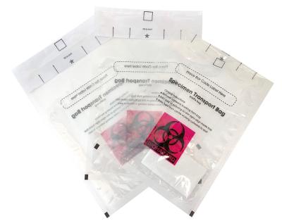 중국 주문 제작된 항공 운송 생물학적 위험 플라스틱 백 그라비아 인쇄 판매용