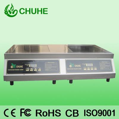 China 2015 double induction stove with 5kw*2 for sale