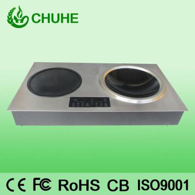China 2600w+3500w High quality commercial induction cooker for sale