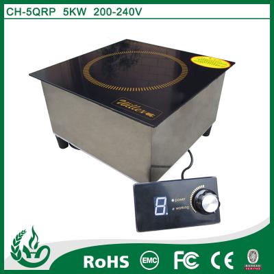 China Commercial induction stove with built-in design for sale