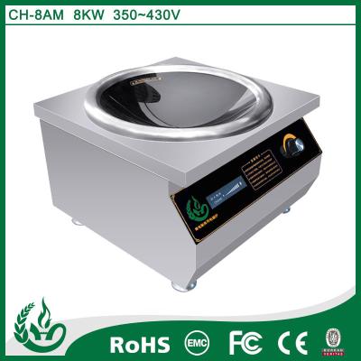 China Salud del avellanador de la inducción del acero inoxidable de los aparatos electrodomésticos de CH-8AM 8kw en venta