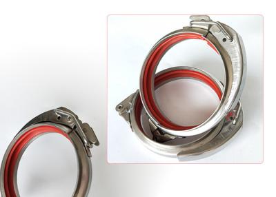 China 100mm Staibless Steel 304 Quick Connect Pipe Clamp With Lock For Flange Pipe And Tube Bends  Pipe Clamp for sale
