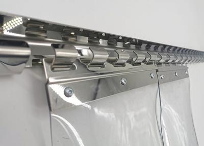 China Cortina de acero inoxidable montada en la pared Kit Mounting Bracket de la tira del Pvc en venta