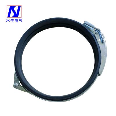 Cina Connecting Air Flange Clamp With Pin Duct Quick Release Pipe Clamps in vendita