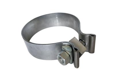 China Multiple Specifications Auto Spare Parts Zinc Plated Exhaust Muffler Clamps With Bolt for sale