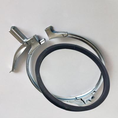 China 80mm-500mm Heavy Duty Pipe Clamps With EPDM Gasket for sale