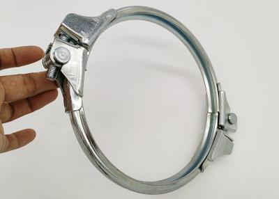 中国 150mm Round Carbon Steel V Groove Clamp With Independent Sealing Ring Bolt 販売のため