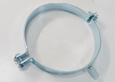Chine Galvanized Carbon Steel Round Double Bolt Clamp Split Hanging Hoop Pipe Clamp à vendre