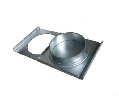 China Galvanised Steel Sliding Duct  Dampers Collector Blast Gate From80mm  To 300mm Manual Operation for sale