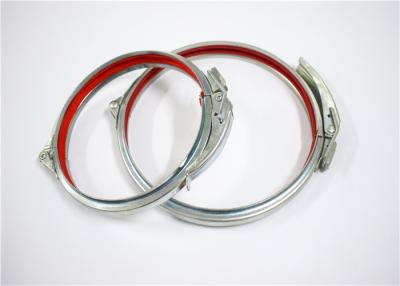 China Metal Quick Release Hose Clamp With Rubber , Joint System Quick Release Toggle Clamp for sale