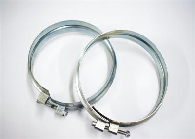 China Screw Wide Pipe Clamp Galvanized Connection For Industry Pipe System Diameter 80mm for sale