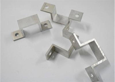 China Sliver Metal Stamping Parts Bracket Hold Clamp Pole Aluminum ANSI Standard for sale