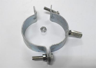 中国 金属のHanggerの管の輪ゴムのSepcification DINのスライバのない割れたパイプ・クランプ 販売のため