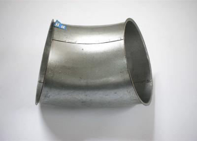 China 45 graus galvanizaram os encaixes de tubulação do ferro maleável do cotovelo feitos canalização do coletor de poeira à venda