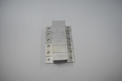 China Al Bracket Stamping Metal Stamping Parts With Aluminium Metal Color Surface for sale