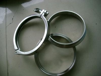 China Anti - Aging Waterproof Heavy Duty Industrial Pipe Clamps With Galvanizing Belt Screw for sale