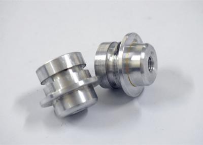 China CNC Small Metal Machined Parts Aluminum Turning Components Silver Customized Size for sale
