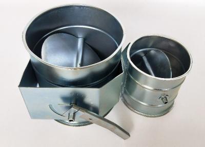 China Válvula manual de acero galvanizada de Backdraft del aire para el sistema de la canalización en venta